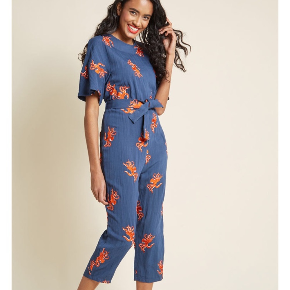 NWT ModCloth Octo-Posh Jumpsuit